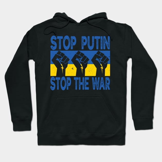 Stop Putin Stop The War, Stop Putin, Stop The War Hoodie by Coralgb
